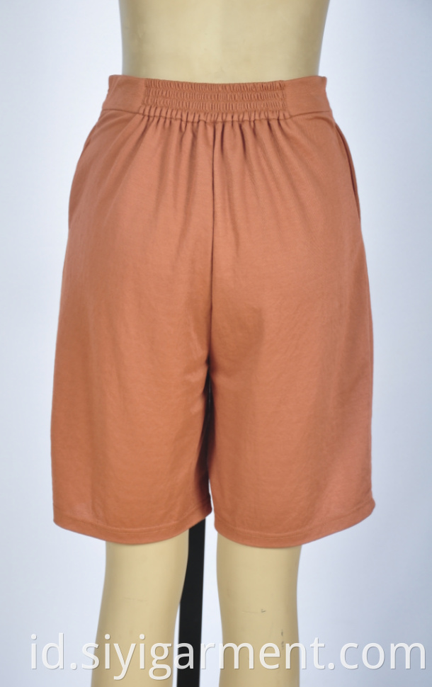 Cool Orange Shorts For Ladies